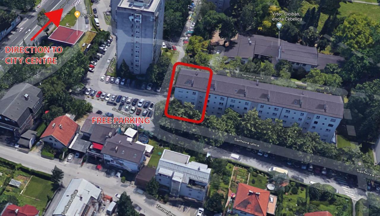 Peter Pan Apartment & Free Parking Liubliana Exterior foto